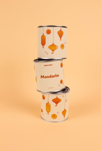 Mandarin ~ Wood Wick Candle