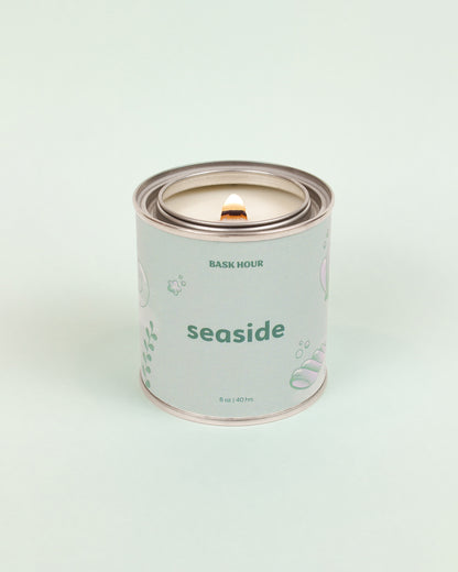 Seaside ~ Wood Wick Candle