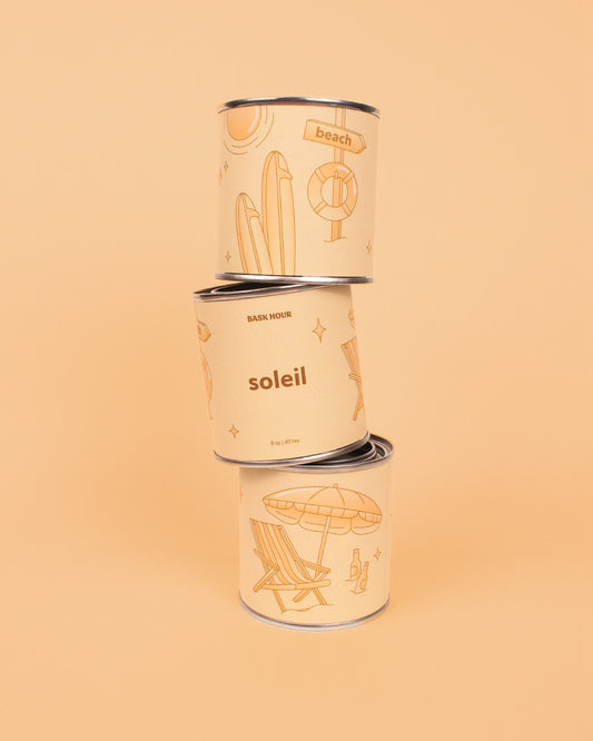 Soleil ~ Wood Wick Candle - Bask Hour