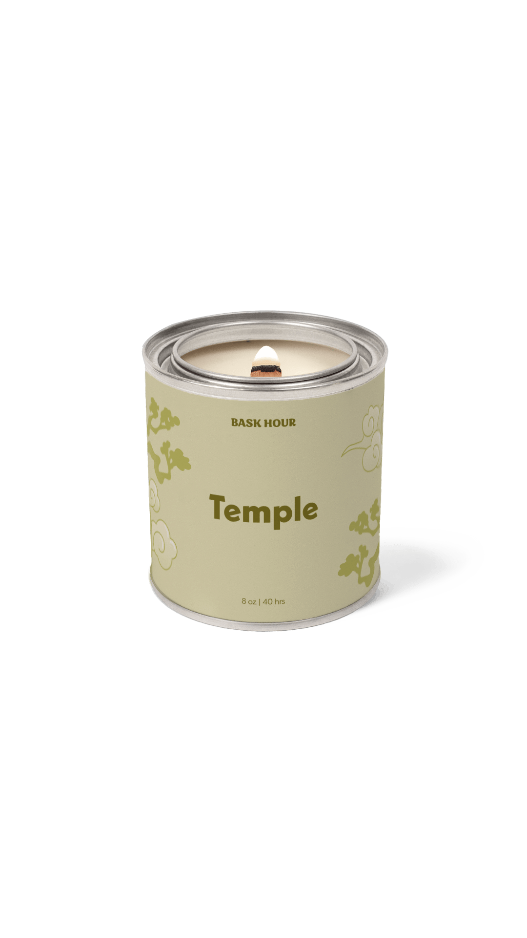 handmade temple scented candle patchouli incense musk