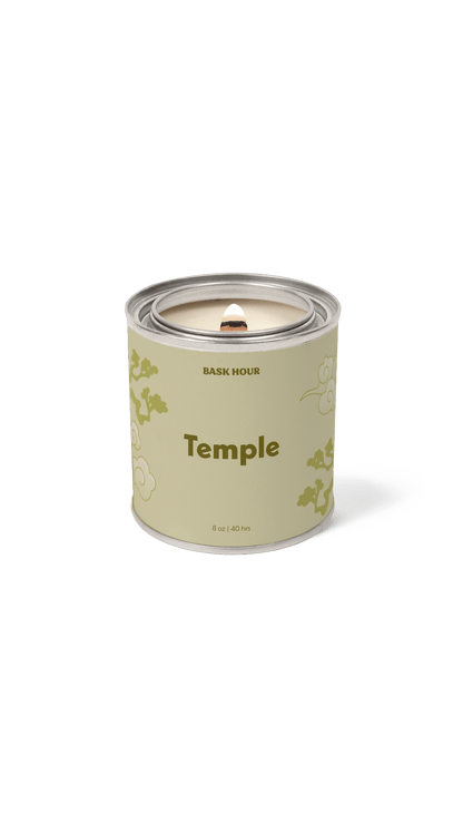 handmade temple scented candle patchouli incense musk