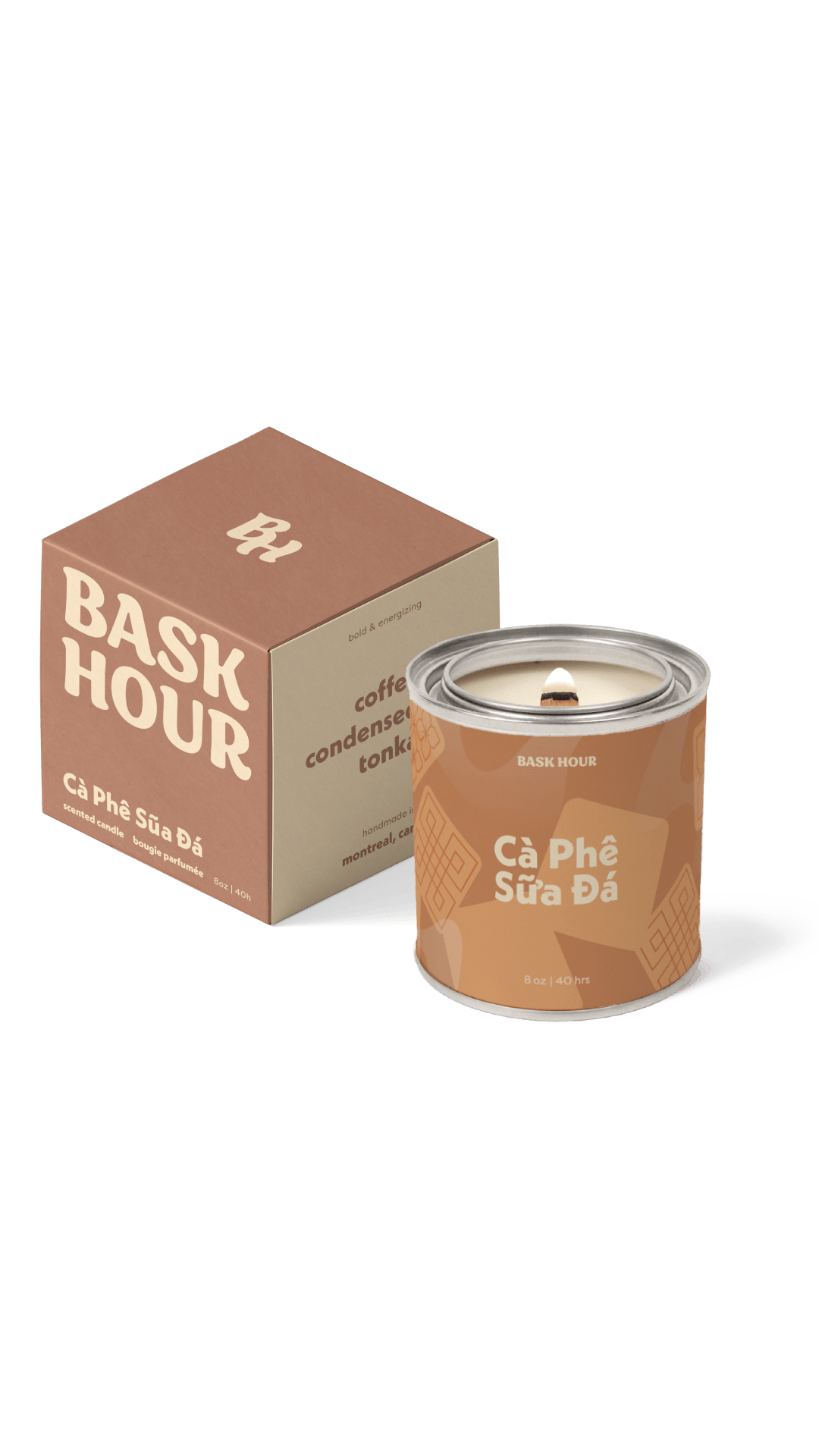 Ca Phe Sua Da - 8 oz Candle Bask Hour