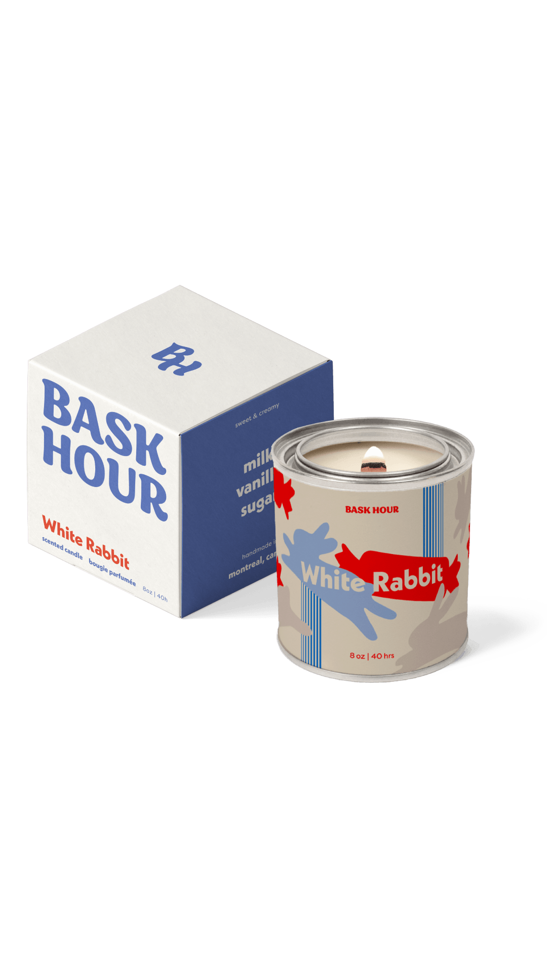 White Rabbit - 8 oz Candle Bask Hour
