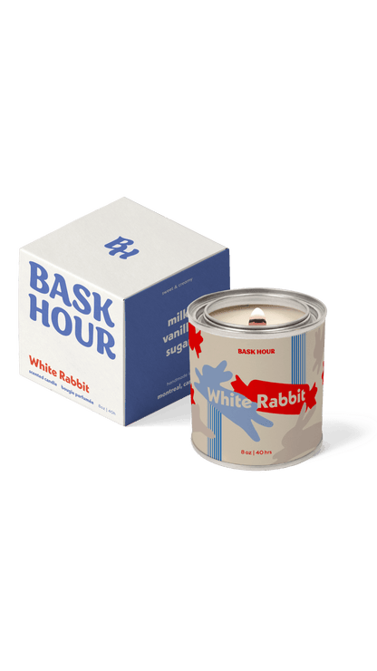 White Rabbit - 8 oz Candle Bask Hour