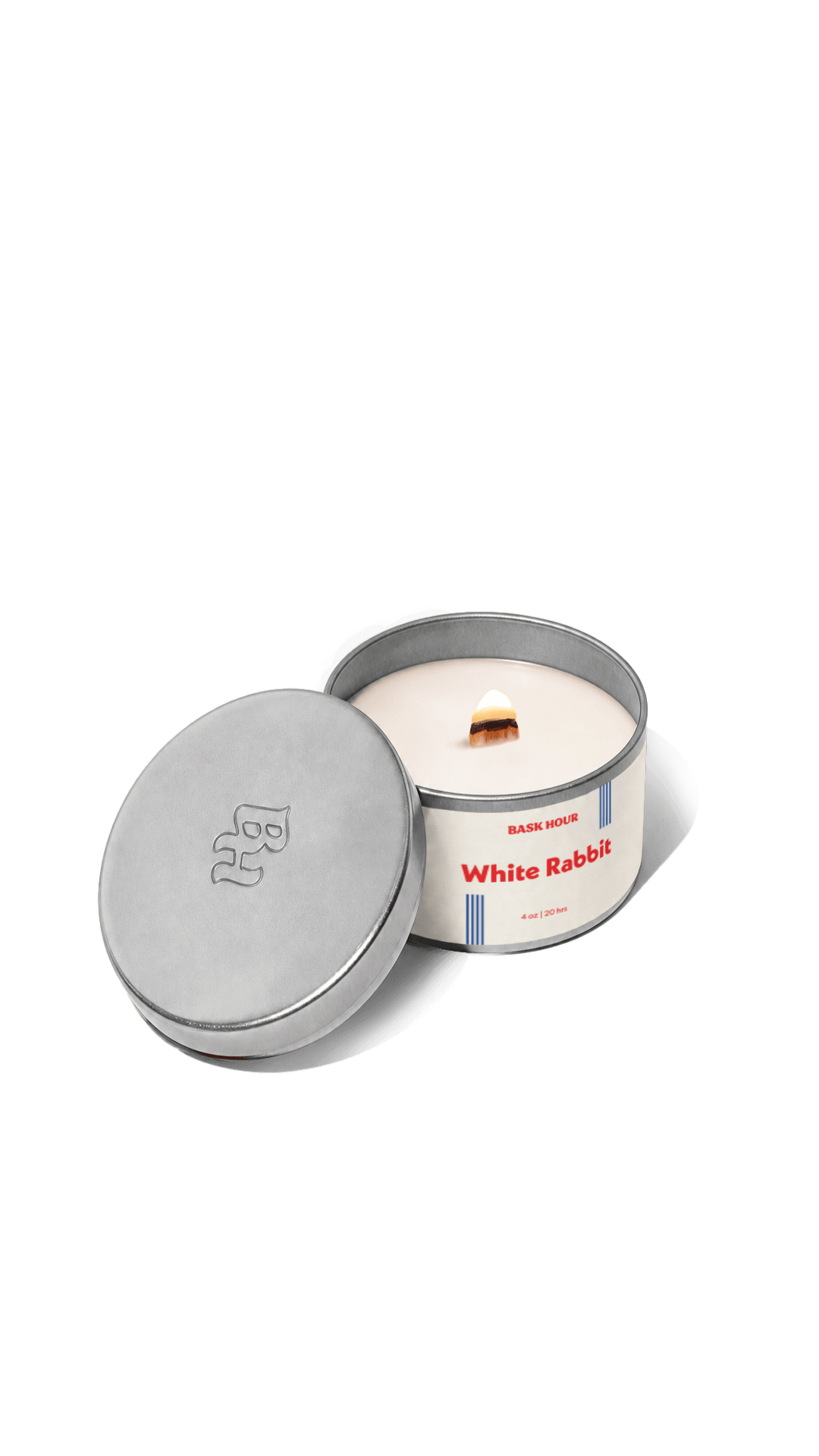 white rabbit candy inspired scented candle bougie parfumée au bonbon white rabbit asian asiatique 4oz cire naturelle soja soy wax