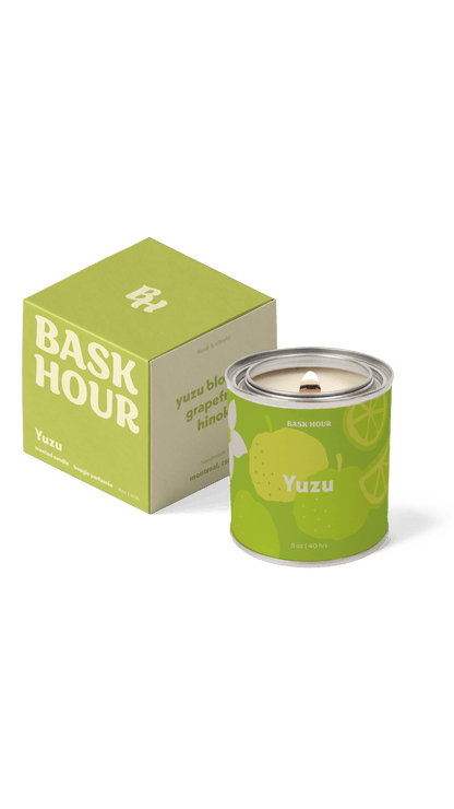 Yuzu - 8 oz Candle Bask Hour